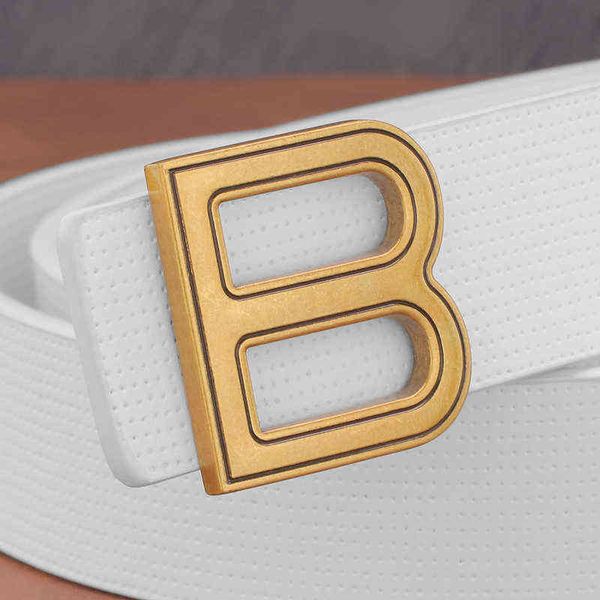 slide buckle b letter white genuine leather waistband casual ceinture homme fashion men belts designer waist strap aa220312, Black;brown
slide buckle b letter white genuine leather waistband casual ceinture homme fashion men belts designer waist strap aa220312, Black;brown