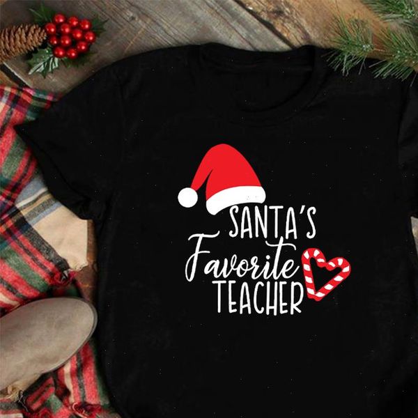 santas favorite teacher print christmas womens santa hat candy cane heart graphic shirts harajuku xmas tees, White
santas favorite teacher print christmas womens santa hat candy cane heart graphic shirts harajuku xmas tees, White