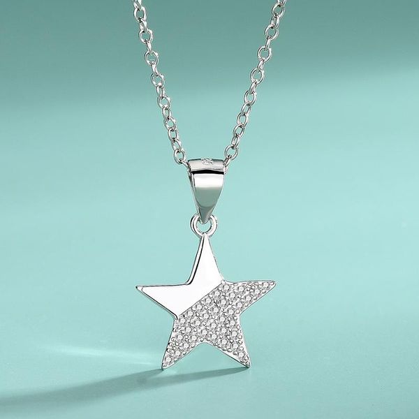 chains s925 sterling silver star ladies secklace five-pointed necklace simplicity europe and the united states fashion jewelry
chains s925 sterling silver star ladies secklace five-pointed necklace simplicity europe and the united states fashion jewelry