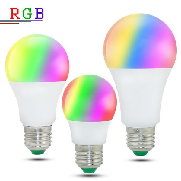 bulbs rgb led bulb 5w 10w 15w e27 lamp 110v 220v lampada bombillas lights 16 colors changeable with ir remote controller
bulbs rgb led bulb 5w 10w 15w e27 lamp 110v 220v lampada bombillas lights 16 colors changeable with ir remote controller