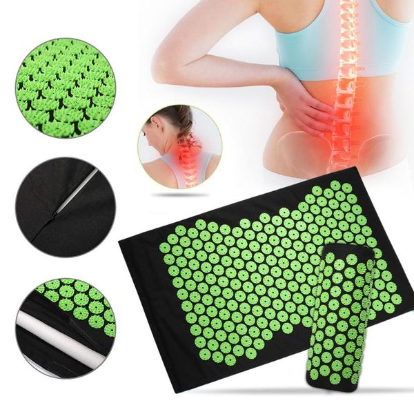 2pcs acupuncture massage pillow yoga pad relieve stress cushion neck head pain relief muscle relax set mats
2pcs acupuncture massage pillow yoga pad relieve stress cushion neck head pain relief muscle relax set mats