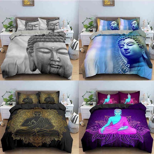 bedding sets set buddha printed duvet cover for adults bedclothes bed sets quilt covers pillowcase 2/3pcs rtpe
bedding sets set buddha printed duvet cover for adults bedclothes bed sets quilt covers pillowcase 2/3pcs rtpe