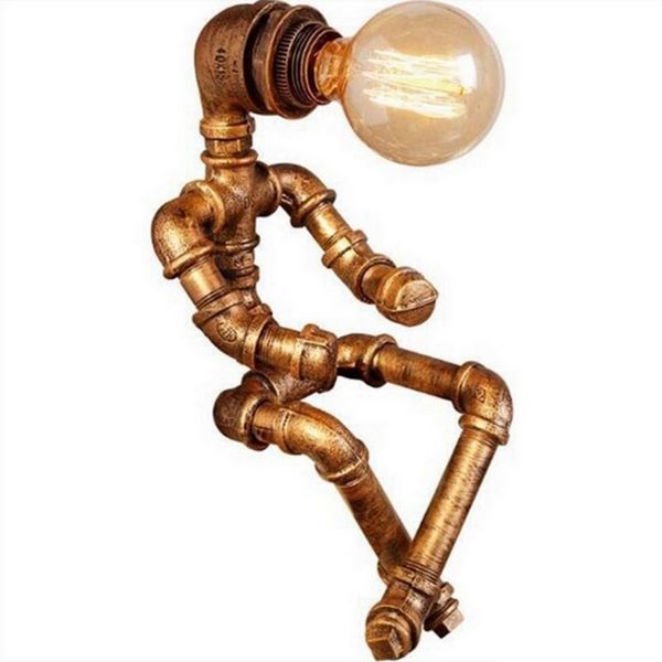 wall lamp industrial iron water pipe retro robot style loft light vintage e27 led sconce lights home bar decor lighting
wall lamp industrial iron water pipe retro robot style loft light vintage e27 led sconce lights home bar decor lighting