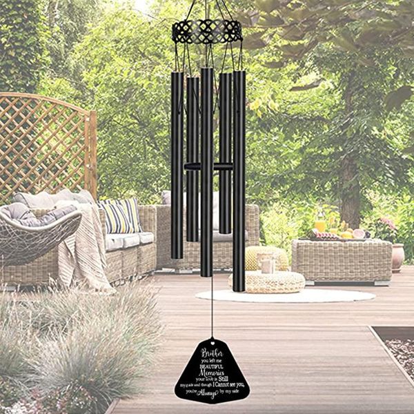 black memorials wind chimes for your losts ones sympathy 5 metal aluminum tubes comfort gifts fast delivery decorative objects & figurines
black memorials wind chimes for your losts ones sympathy 5 metal aluminum tubes comfort gifts fast delivery decorative objects & figurines