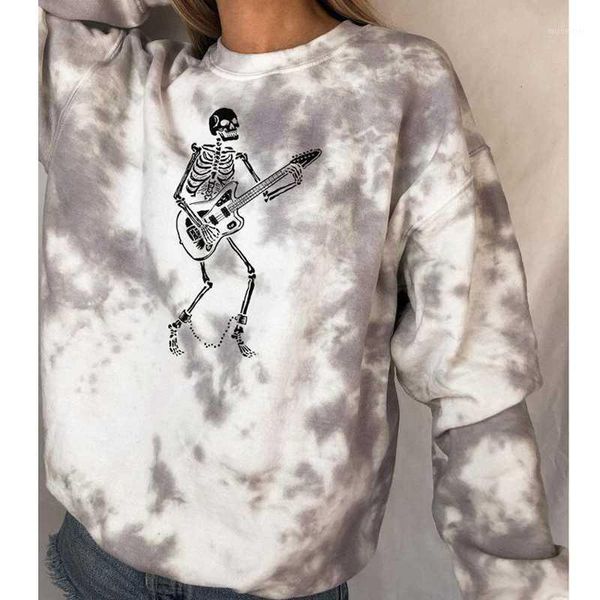 long sleeve women cute gothic skull man playing guitar crew neck swearshirt vintage women's casua printed basic sweater hoodies & sweat, Black
long sleeve women cute gothic skull man playing guitar crew neck swearshirt vintage women's casua printed basic sweater hoodies & sweat, Black