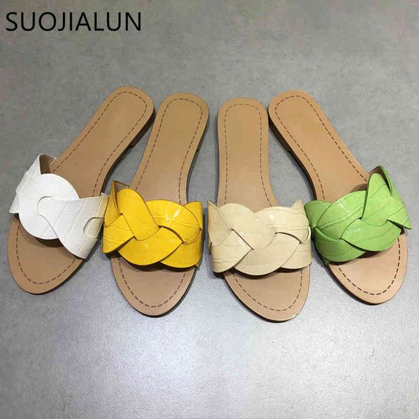 suojialun 2021 women brand slippers new summer flat heel slides open toe flat casual beach flip flop ladies leisure sandal shoes c0330, Black
suojialun 2021 women brand slippers new summer flat heel slides open toe flat casual beach flip flop ladies leisure sandal shoes c0330, Black