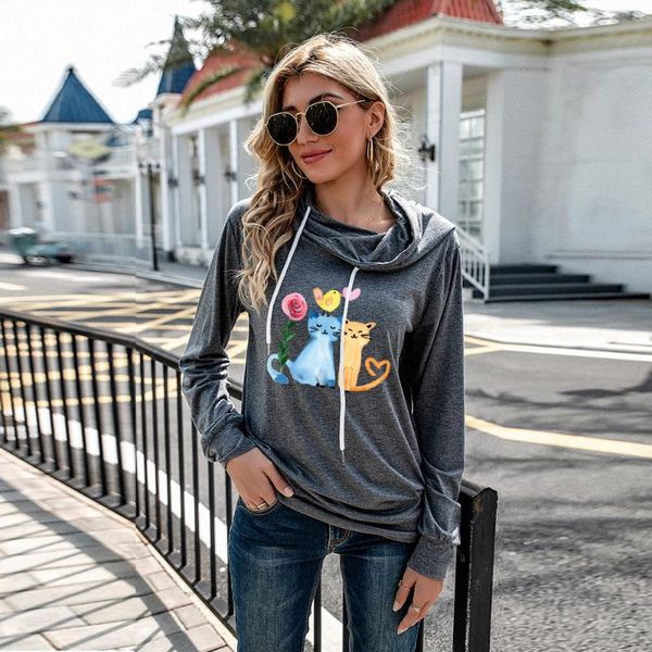 women's hoodies & sweatshirts female long sleeve loose sweatshirt plus size cartoon funny cat print women hoodie harajuku graphic pullo, Black
women's hoodies & sweatshirts female long sleeve loose sweatshirt plus size cartoon funny cat print women hoodie harajuku graphic pullo, Black