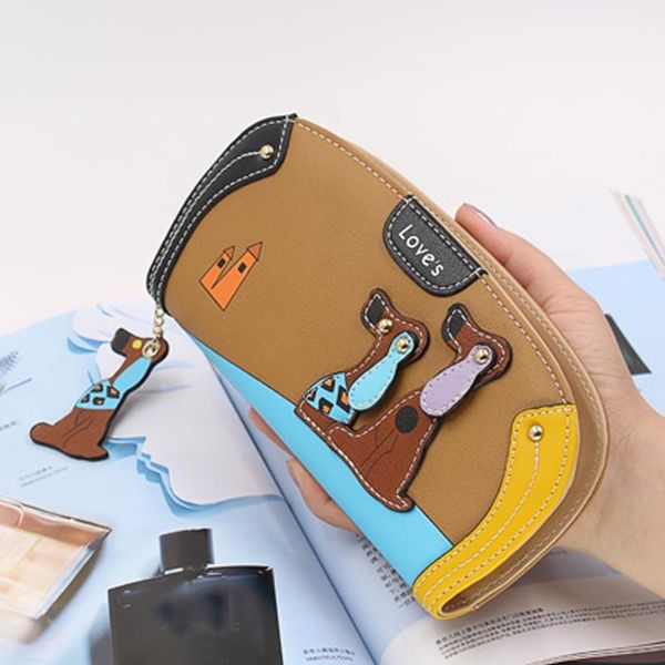 wallets women long zipper cute cartoon puppy purse female holders bag lady multi-card bit clutch coin lovely, Red;black
wallets women long zipper cute cartoon puppy purse female holders bag lady multi-card bit clutch coin lovely, Red;black