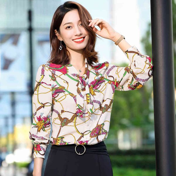 shirts apricot spring printing blouses ladies long casual sleeve female turtleneck, White
shirts apricot spring printing blouses ladies long casual sleeve female turtleneck, White