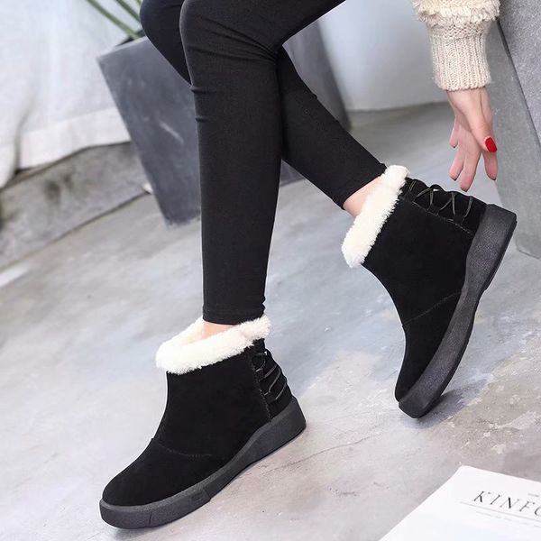 boots plus size ankle boots woman snow warm herd float women's lace up to fashionable winter 4vqf, Black
boots plus size ankle boots woman snow warm herd float women's lace up to fashionable winter 4vqf, Black