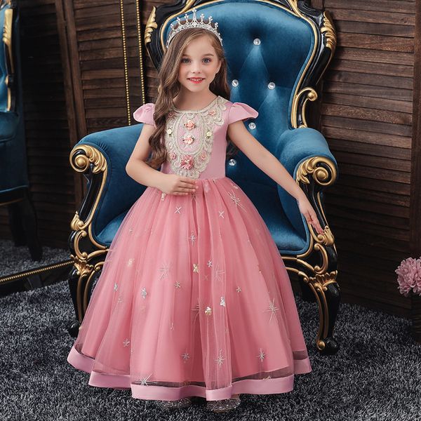 19ss low price kids popularity clothing girl fashion christening dresses color mixing wholesale and retail, White
19ss low price kids popularity clothing girl fashion christening dresses color mixing wholesale and retail, White