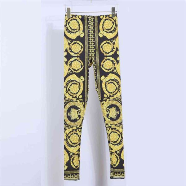 fashion pants spring and women leggings autumn leggins trousers golden print, Black 
fashion pants spring and women leggings autumn leggins trousers golden print, Black