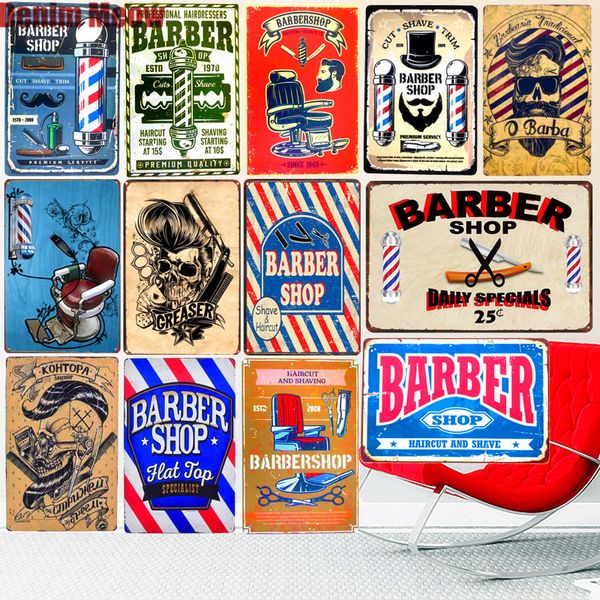 20x30cm barber shop vintage metal tin signs bar cafe decoration plaque shop billboard haircuts wall art poster home stickers
20x30cm barber shop vintage metal tin signs bar cafe decoration plaque shop billboard haircuts wall art poster home stickers