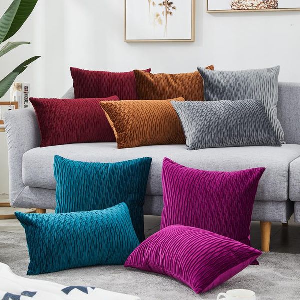 wave striped velvet square pillow case decorative throw cushion cover soft for sofa couch bedroom car cushion/decorative
wave striped velvet square pillow case decorative throw cushion cover soft for sofa couch bedroom car cushion/decorative