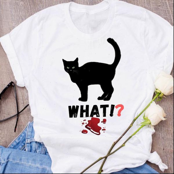 graphic cat funny camisas women t shirt mujer 90s cartoon autumn fall halloween clothes lady tees female womens, White
graphic cat funny camisas women t shirt mujer 90s cartoon autumn fall halloween clothes lady tees female womens, White
