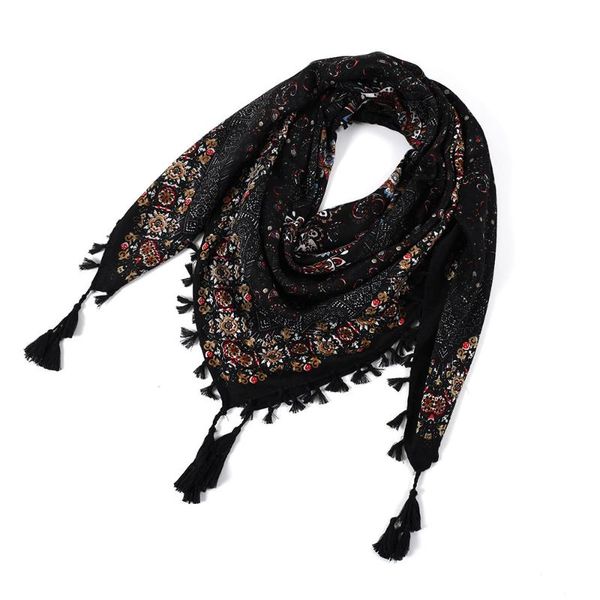 scarves scarf winter women cotton ladies bohemian print shawl russian ethnic wraps tassel bufanda mujer foulard femme square., Blue;gray
scarves scarf winter women cotton ladies bohemian print shawl russian ethnic wraps tassel bufanda mujer foulard femme square., Blue;gray