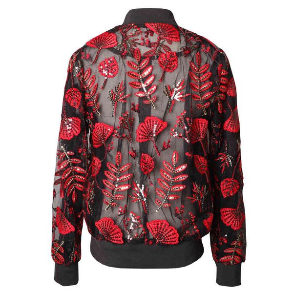 seqinyy short jacket 2021 spring summer fashion design female sleeve long red flowers embroidered sequins sequined upper black mesh, Black;brown
seqinyy short jacket 2021 spring summer fashion design female sleeve long red flowers embroidered sequins sequined upper black mesh, Black;brown