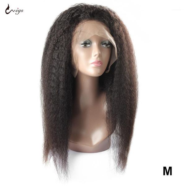 uwigs 13x4 lace front wig kinky straight human hair wigs pre plucked yaki brazilian remy1, Black;brown
uwigs 13x4 lace front wig kinky straight human hair wigs pre plucked yaki brazilian remy1, Black;brown