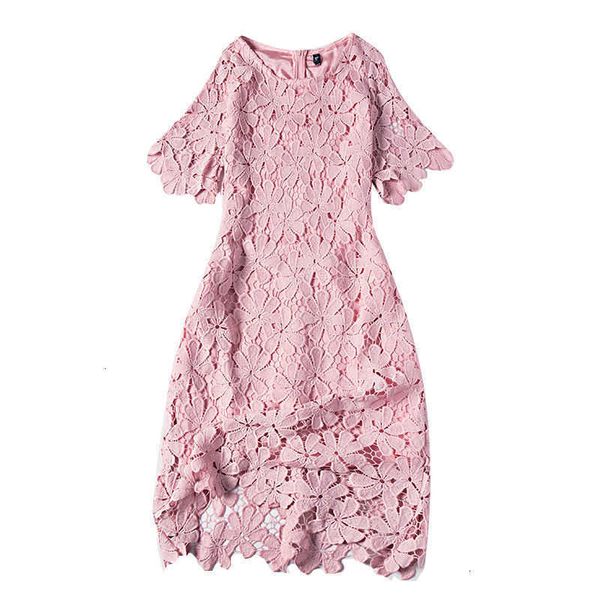 casual dresses plusi size women summer fashion carved openwork streewear elegant pink lace 9qhx, Black;gray
casual dresses plusi size women summer fashion carved openwork streewear elegant pink lace 9qhx, Black;gray