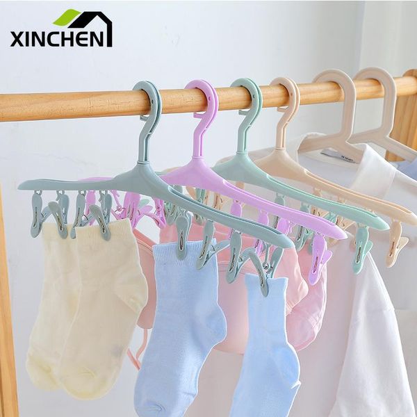 hangers & racks xinchen windproof buckle hanger multifunctional plastic candy color clothes small air drying rack 8 clips x157
hangers & racks xinchen windproof buckle hanger multifunctional plastic candy color clothes small air drying rack 8 clips x157