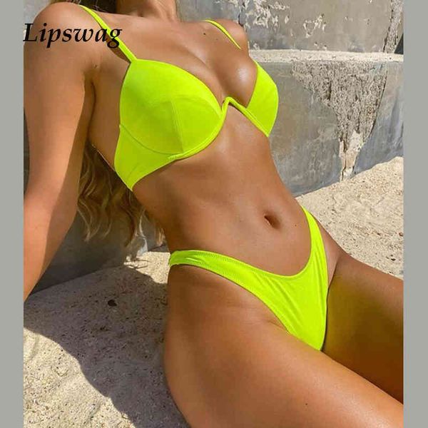 swimwear 2021 summer solid color underwire women bikini two piece brazilian push up biquini fashion beachwear bathing suits, White;black
swimwear 2021 summer solid color underwire women bikini two piece brazilian push up biquini fashion beachwear bathing suits, White;black