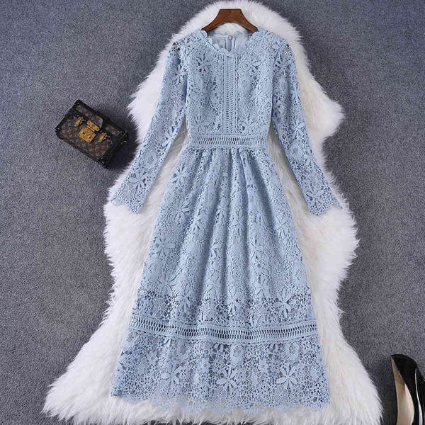 two piece dress spring runway designer hollow embroidered lace party dress woman elegant blue celebrity prom robe femme yyqa, White
two piece dress spring runway designer hollow embroidered lace party dress woman elegant blue celebrity prom robe femme yyqa, White
