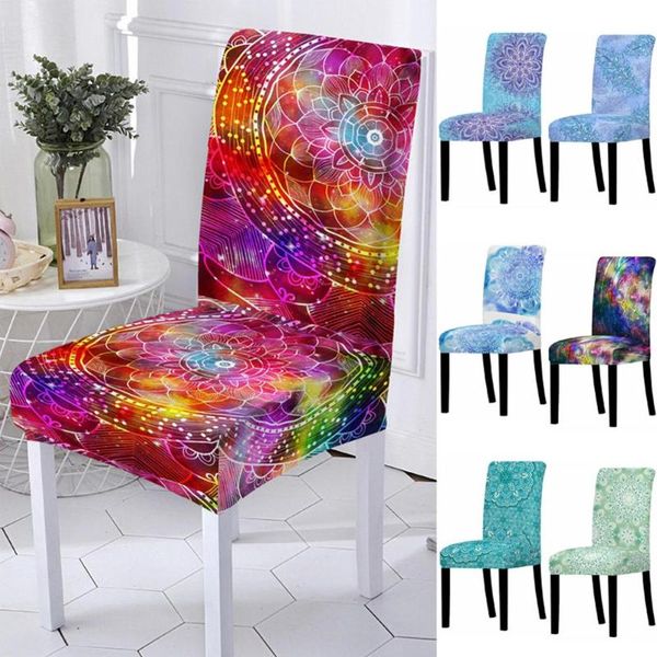 chair covers elastic spandex mandala flower cover high back protector case for resterant wedding party dining room decoration 
chair covers elastic spandex mandala flower cover high back protector case for resterant wedding party dining room decoration
