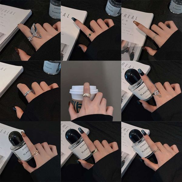 indifference diamond women's simple temperament index finger ring fashion hand accessories, Black
indifference diamond women's simple temperament index finger ring fashion hand accessories, Black