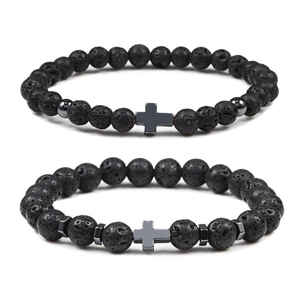 beaded, strands natural lava stone men bracelets 6mm 8mm black onyx beads hematite cross charm bracelet & bangle women meditation prayer jew
beaded, strands natural lava stone men bracelets 6mm 8mm black onyx beads hematite cross charm bracelet & bangle women meditation prayer jew
