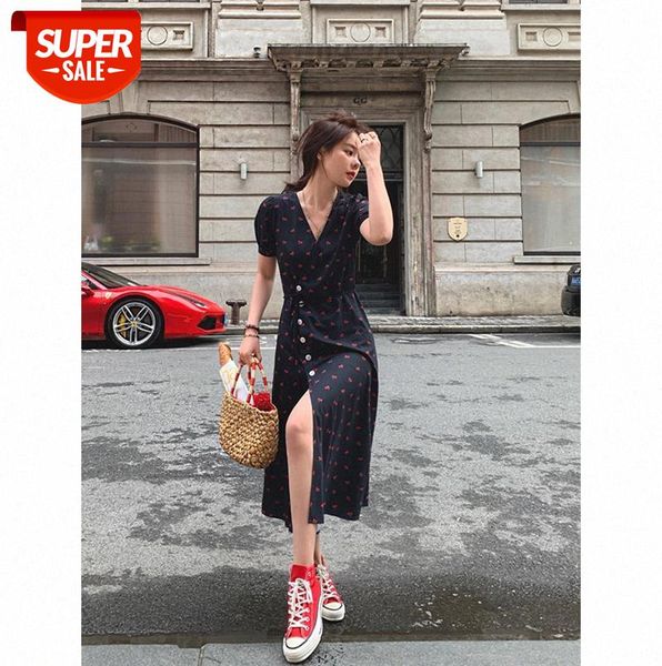 v-neck retro dress women's french temperament floral mid-length with waist and slim long skirt #px09, Black;gray
v-neck retro dress women's french temperament floral mid-length with waist and slim long skirt #px09, Black;gray