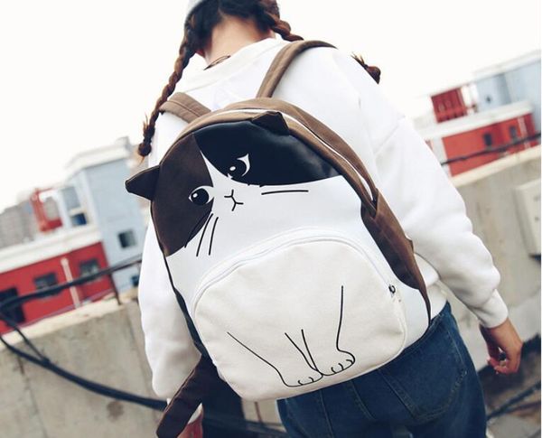 backpack 1 piece moustache beard lovely cat printing canvas school bag for teenagers ladies casual cute rucksack bookbag
backpack 1 piece moustache beard lovely cat printing canvas school bag for teenagers ladies casual cute rucksack bookbag