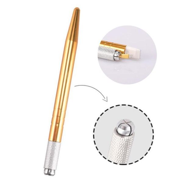 Image of 2021 100pcs Handmade Cosmetic Eyebrow Microblading Manual Tattoo Pen 3D Embroidery Machine Kitgood quantity