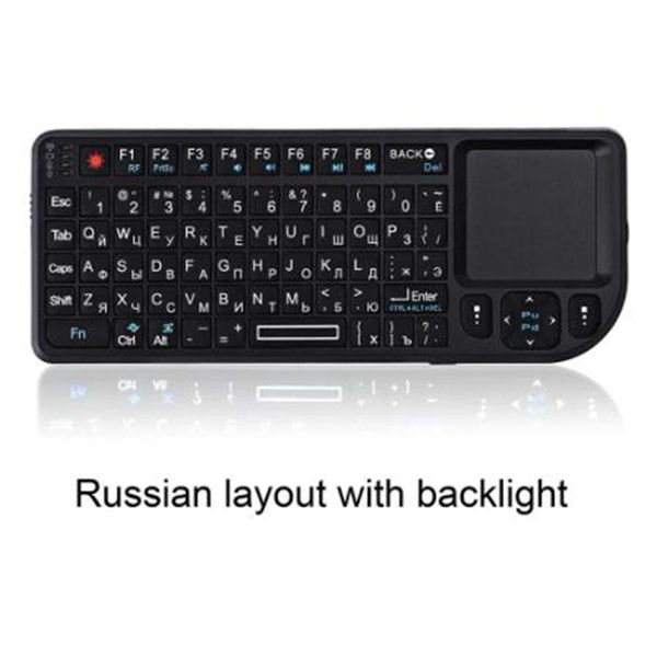 in 1 handheld 2.4g rf wireless keyboard with touchpad mouse for pc notebook smart tv box,backlighting,russian keyboards
in 1 handheld 2.4g rf wireless keyboard with touchpad mouse for pc notebook smart tv box,backlighting,russian keyboards