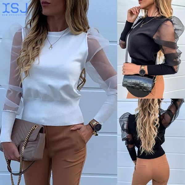 women's sweaters round neck pullover sweater women autumn fashion mesh stitching short paragraph all-match knitting, White;black
women's sweaters round neck pullover sweater women autumn fashion mesh stitching short paragraph all-match knitting, White;black