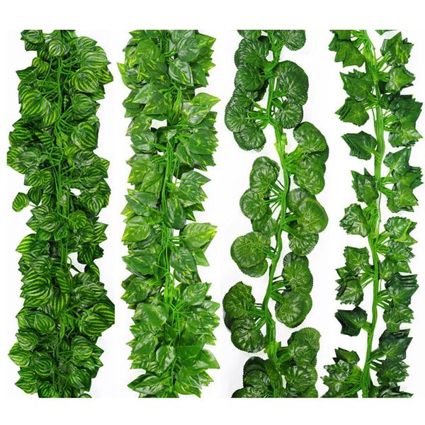 decorative flowers & wreaths 2m long artificial plants green ivy leaves grape vine fake parthenocissus foliage home wedding bar decoratio
decorative flowers & wreaths 2m long artificial plants green ivy leaves grape vine fake parthenocissus foliage home wedding bar decoratio