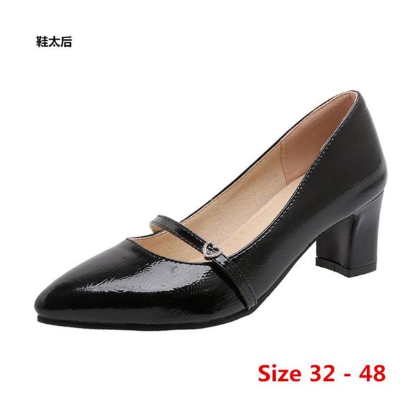 dress shoes stiletto women pointed toe pumps office high heel woman concise lady heels party footwear small big size 32 - 48, Black
dress shoes stiletto women pointed toe pumps office high heel woman concise lady heels party footwear small big size 32 - 48, Black
