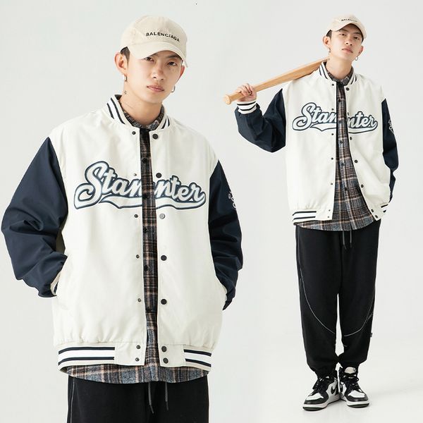 men's hoodies & sweatshirts hip-hop jacket stamps alphabet college style male and female harajuku bomber uniform the same casual baseba, Black
men's hoodies & sweatshirts hip-hop jacket stamps alphabet college style male and female harajuku bomber uniform the same casual baseba, Black