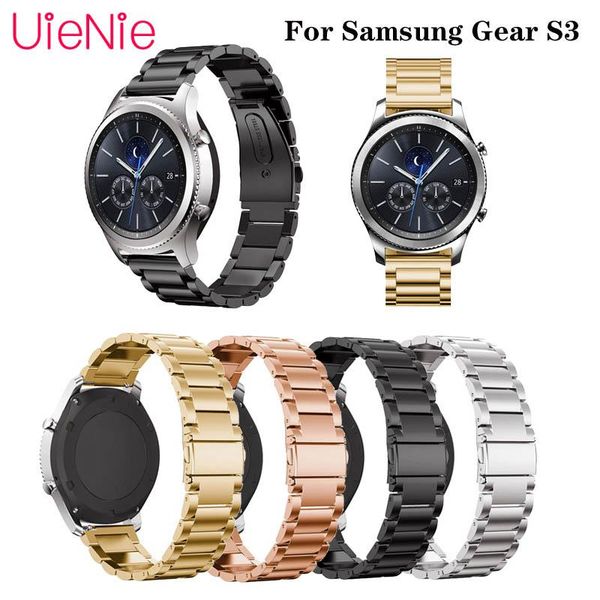 watch bands for samsung gear s3 22mm high-quality stainless steel strap galaxy 46mm frontier butterfly buckle metal bracelet, Black;brown
watch bands for samsung gear s3 22mm high-quality stainless steel strap galaxy 46mm frontier butterfly buckle metal bracelet, Black;brown