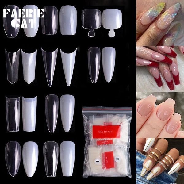 false nails 500pcs professional acrylic fake nail art ballet long french pointed display tips diy salon tools toe natural/clear, Red;gold
false nails 500pcs professional acrylic fake nail art ballet long french pointed display tips diy salon tools toe natural/clear, Red;gold