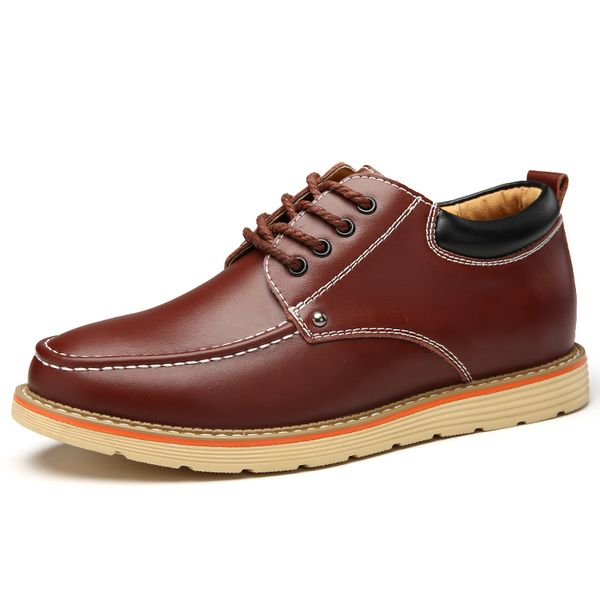 man new autumn fashion inner heightening casual shoes hombre trendy leather loafers male comfy classic leisure tooling footwear, Black
man new autumn fashion inner heightening casual shoes hombre trendy leather loafers male comfy classic leisure tooling footwear, Black