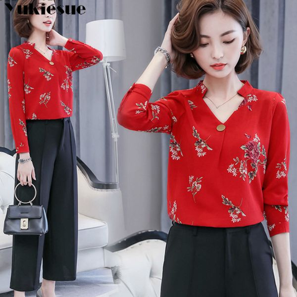 summer chiffon blouse shirt women's floral print woman blouses female blusas office work long sleeve plus size 210519, White
summer chiffon blouse shirt women's floral print woman blouses female blusas office work long sleeve plus size 210519, White