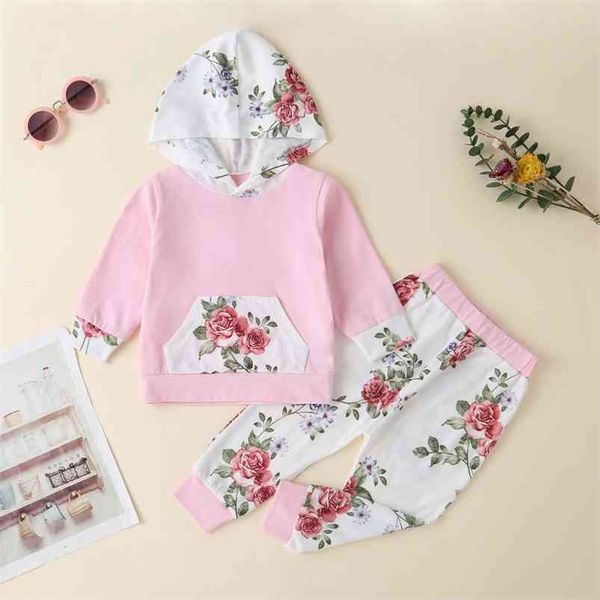 winter children sets casual girls cotton long sleeve hooded print floral pocket pink pants clothes 3m-24m 210629, White
winter children sets casual girls cotton long sleeve hooded print floral pocket pink pants clothes 3m-24m 210629, White