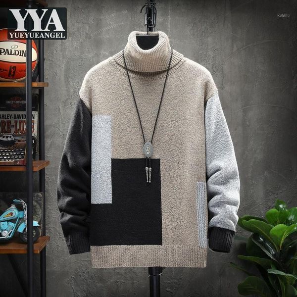 winter mens turtleneck sweater large size 5xl panelled colour long sleeve knitting pullover loose fit casual men sweaters men's, White;black
winter mens turtleneck sweater large size 5xl panelled colour long sleeve knitting pullover loose fit casual men sweaters men's, White;black