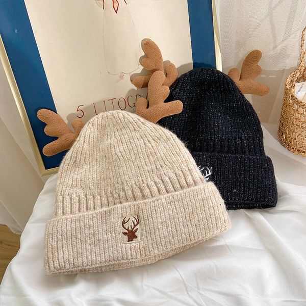 beanies christmas antler wool hat women autumn winter korean version all-match japanese cute warm plus cashmere knit ski caps
beanies christmas antler wool hat women autumn winter korean version all-match japanese cute warm plus cashmere knit ski caps