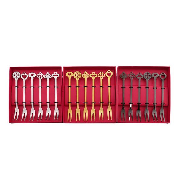 cartoon stainless steel fruit fork simple multi-purpose snack dessert cake two-tooth set 6 pcs cafeteria home flatware forks
cartoon stainless steel fruit fork simple multi-purpose snack dessert cake two-tooth set 6 pcs cafeteria home flatware forks