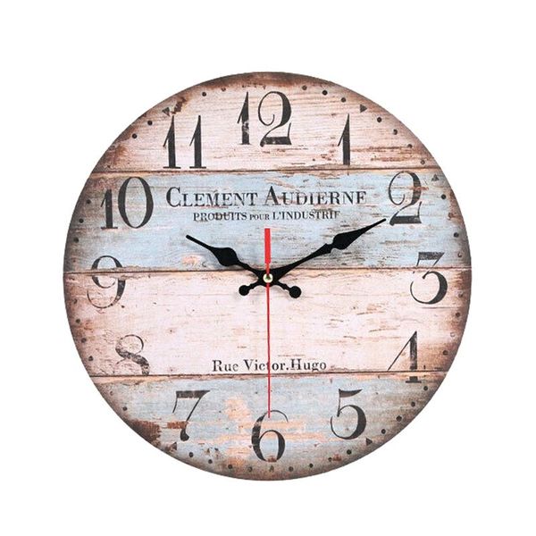 30x30cm large round wall clock wooden industrial european style antique waterproof clocks
30x30cm large round wall clock wooden industrial european style antique waterproof clocks