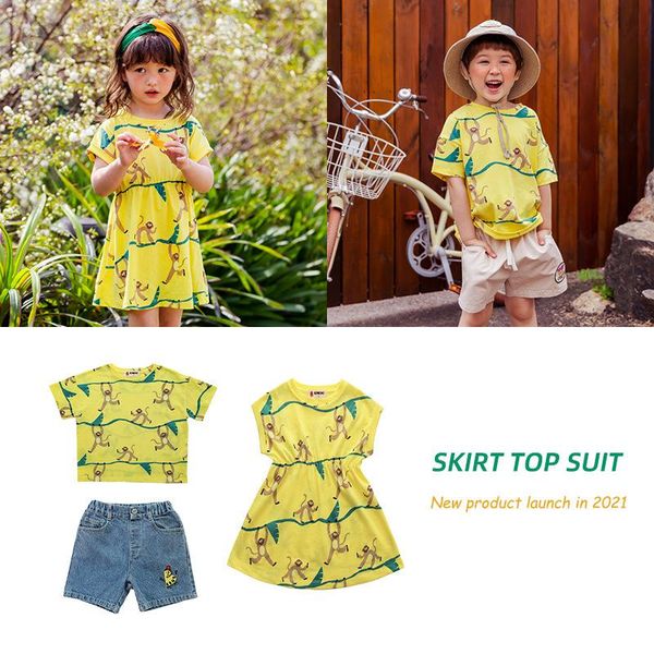 clothing sets bon girl dress 2021 summer cartoon animal baby short-sleeved t-shirt gas shorts children's set tide, White
clothing sets bon girl dress 2021 summer cartoon animal baby short-sleeved t-shirt gas shorts children's set tide, White
