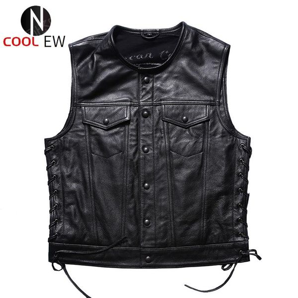 men's vests 2050 super offer read description asian size quality cowhide vest cow leather, Black;white
men's vests 2050 super offer read description asian size quality cowhide vest cow leather, Black;white