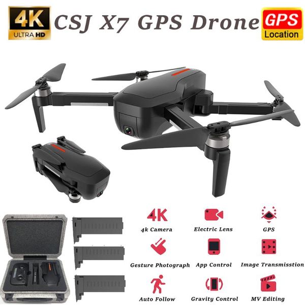 csj-x7 mini drone with 4k camera 5g wifi gps fpv quadcopter foldable professional rc helicopter follow me dron box drones
csj-x7 mini drone with 4k camera 5g wifi gps fpv quadcopter foldable professional rc helicopter follow me dron box drones