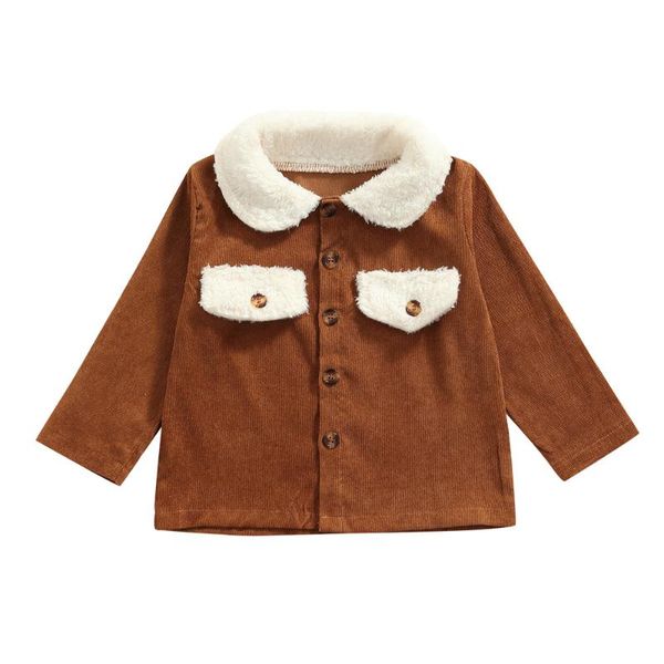 jackets 2021 2-7y winter fall children corduroy coats furl turn-down collar pocket solid long sleeve button jacket boys girls top, Blue;gray
jackets 2021 2-7y winter fall children corduroy coats furl turn-down collar pocket solid long sleeve button jacket boys girls top, Blue;gray